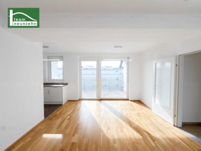 3 Zimmer mit großer Loggia und privater Dachterrasse! Nahe Schwechat Zentrum und S Bahn!
