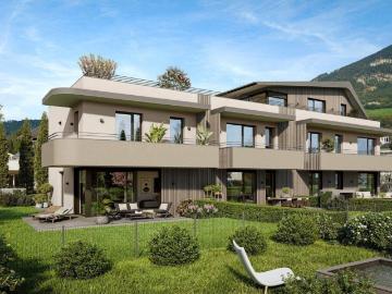 3 Zimmer Neubauwohnung mit XL Balkon in Aigen