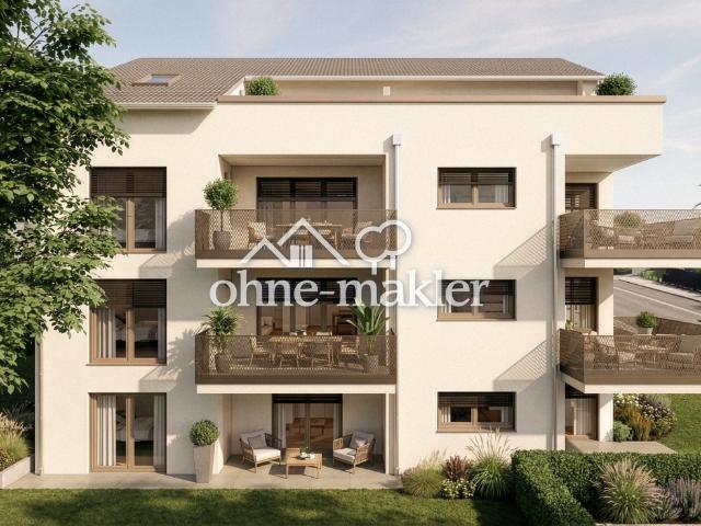 3 Zimmer Neubauwohnung KfW40 QNG in ruhiger Lage in Oberhöfen
