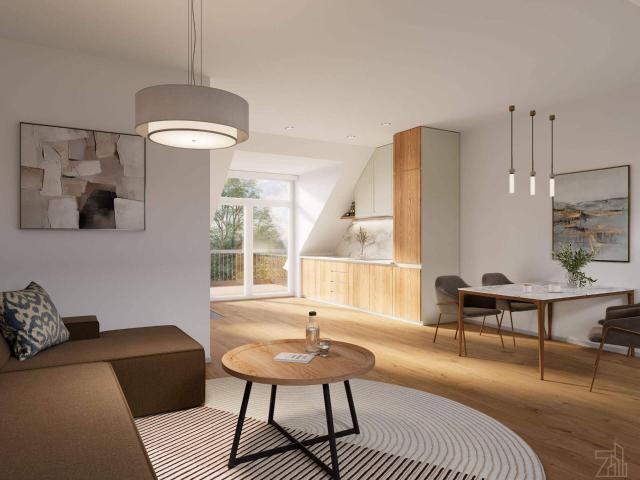 3 Zimmer Neubau Maisonette mit Balkon