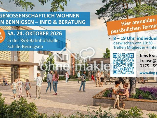 3 Zimmer Neubau mit Südterrasse in Bennigsen – 74 m², WBS erforderlich