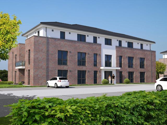 3 Zimmer OG Wohnung mit Fahrstuhl & Balkon im KFW 55 Niedrigenergiehaus