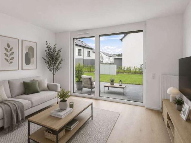 3 Zimmer, Reihenhaus 85 Quadratmeter, Terrasse im Grünen