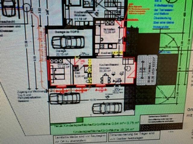 Haus mit Garage, 4 Stellplätzen, 16 m² Terrasse, 120 m² Garten und Abstellraum