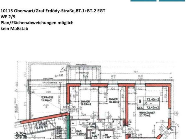 3 Zimmerwohnung im 1.OG mit Terrasse