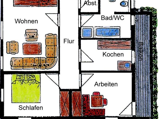 3 Zimmerwohnung in inbester Innenstadtlage von Ilmenau