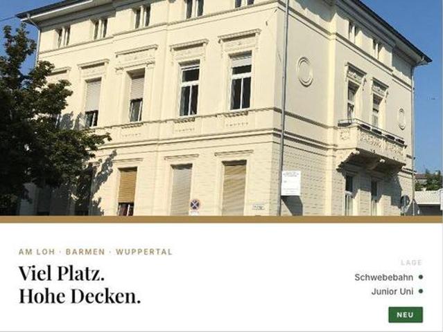 3 Zimmerwohnung in schönem Altbau am Loh