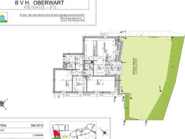 3 Zimmerwohnung mit Garten und Terrasse