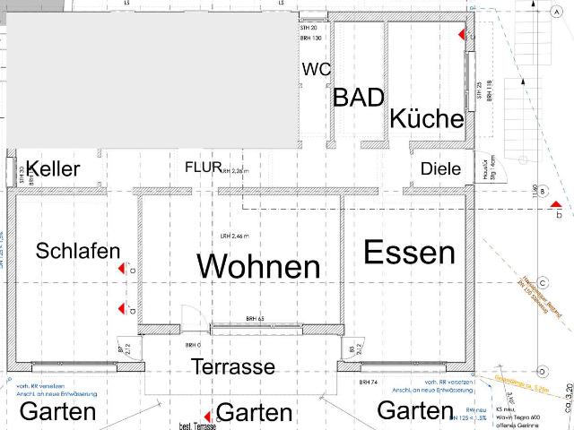 3 Zimmerwohnung mit Seesicht und Garten