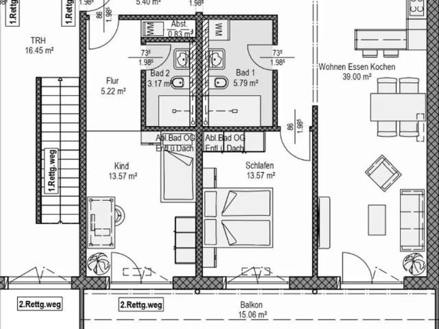 3 Zimmerwohnung Neubau Pürgen Landsberg am Lech