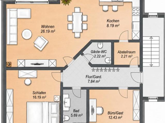 3 ZKB Eigentumswohnung | BJ 2015 | 84 m² | Energieeffizienz A