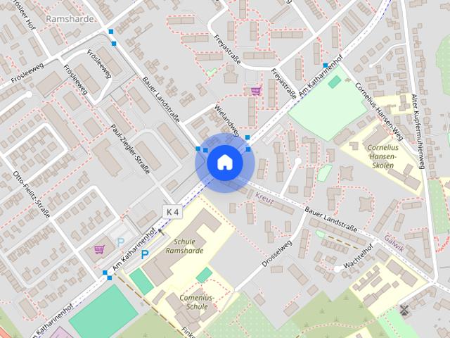 3,0 Zimmer Wohnung, Bauer Landstraße 82, 3. OG Mitte ! Bitte bewerben Sie sich online !