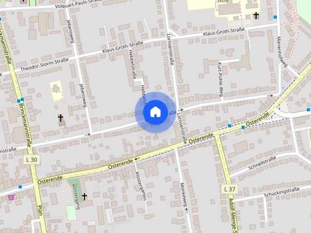 3,0 Zimmer Wohnung,Woldsenstr. 100, 1.OG links ! Bitte bewerben Sie sich online !