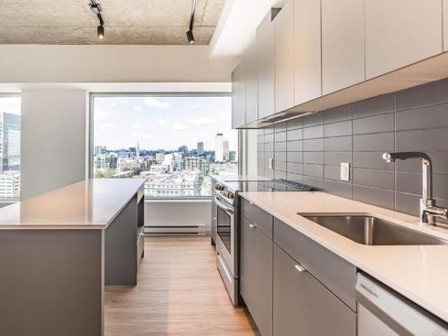 3 1/2 dans un projet locatif moderne à Place Gare Viger