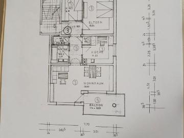 3 4 ZKB Eigentumswohnung mit großem Balkon, 1.OG
