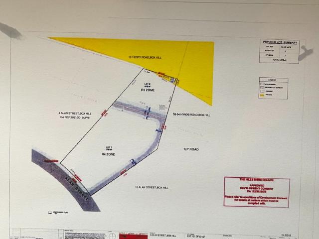 4.0 ACRE/DA APPROVED SUB DIVISION/TWO INDIVIDUAL LOTS TO BE SOLD IN ONE LINE OR SEPARATELY/Lot A 30 block sub division/Lot B 7 block subdivision
