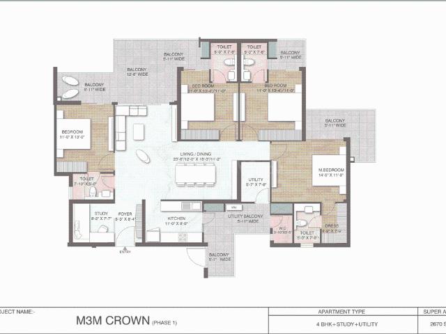3.5 BHK Apartment in Sector 111 for resale Gurgaon. The reference number is 20501380