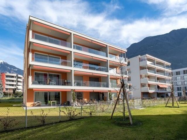 3.5 locali con giardino privato in zona tranquilla