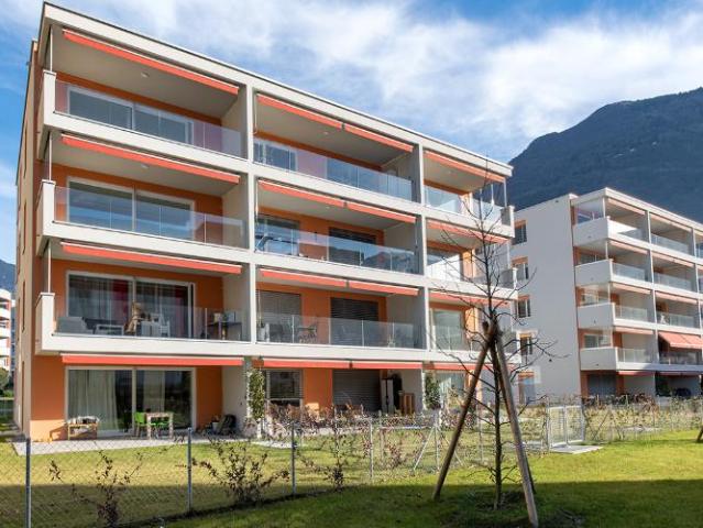 3.5 locali con giardino privato in zona tranquilla