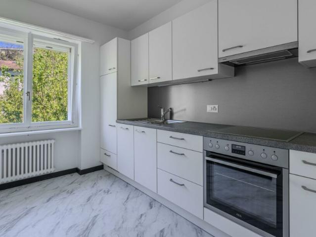 3.5 LOCALI RISTRUTTURATO CON VISTA APERTA NEL VERDE A STABIO