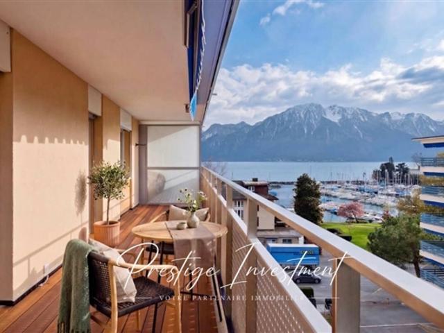 3,5 PCS WOHNUNG AM FUSSE DES GENFERSEES – MONTREUX