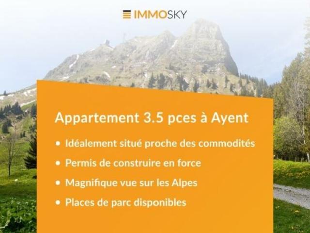 3.5 pièces avec vue à Ayent A2
