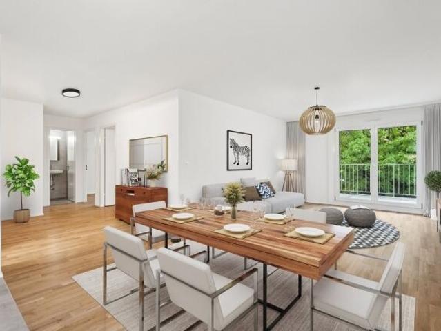 3.5 pièces entièrement rénové dans quartier calme
