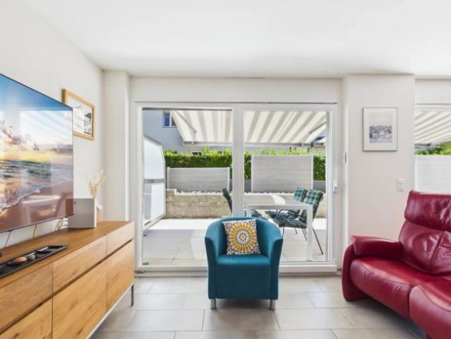 Wunderschöne 3,5 Zimmer Wohnung mit 75 m² Außenfläche in Les Terrasses de l'Ardève