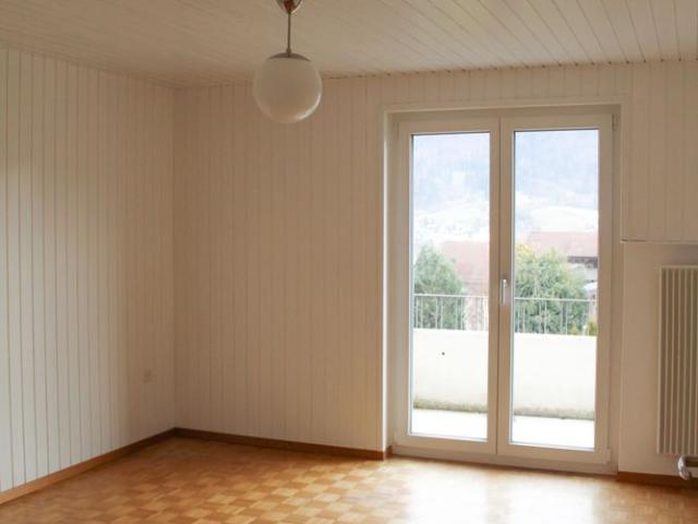 3.5 room apartment on the 1st floor with a balcony and attic rooms