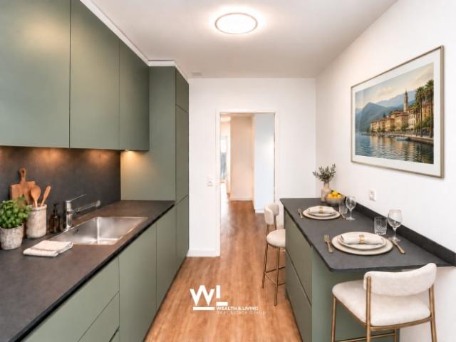 3.5 Zi Wohnung mit Balkon, Garten und Parkplatz in Ascona Zweitwohnsitz