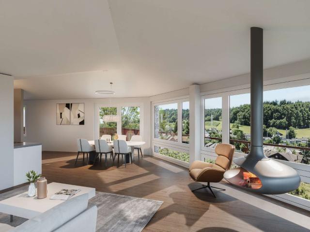 3.5 Zimmer Maisonette mit 142.5 m² Wohnfläche und zwei traumhaften Terrassen
