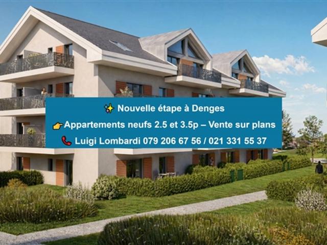 3,5 Zimmer mit Balkon in Denges