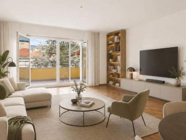 3.5 Zimmer Wohnung mit grosser Fläche, grossem sonnigen Balkon und nur wenige Schritte vom See entfernt Erst oder Zweitwohnsitz