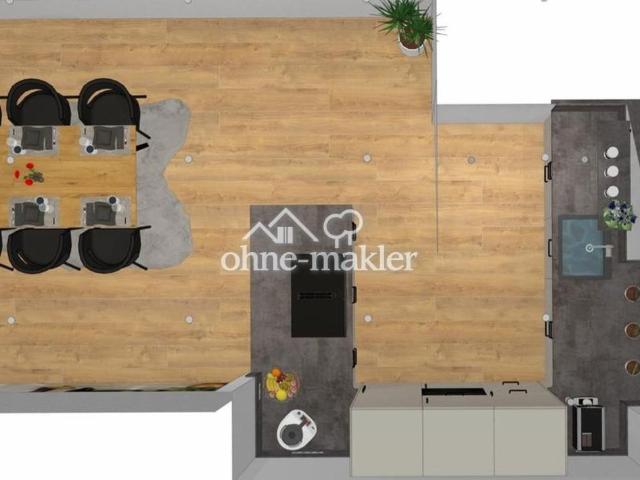 3,5 Zimmer Ortsmitte kernsaniert Einbauküche