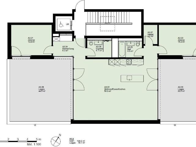 3.5 Zimmer Attikawohnung