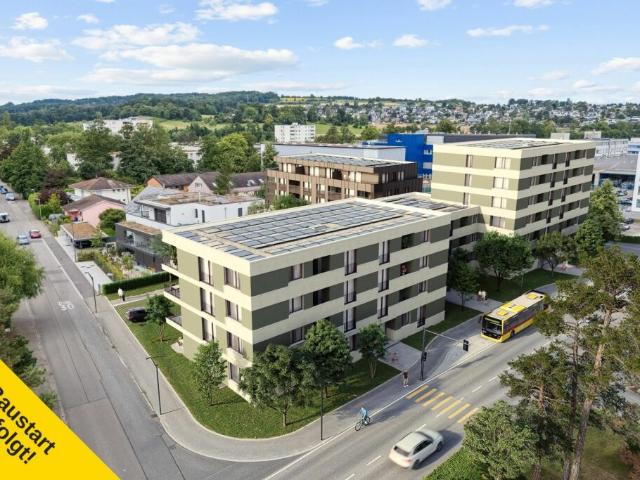 3.5 Zimmer Attikawohnung mit 105 qm Wohnfläche und 35 qm Terrasse