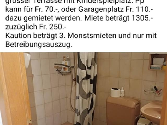 3.5 Zimmer EG Wohnung mit grosser Terrasse und Kinderspielplatz