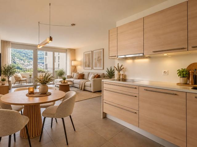 3,5 Zimmer, ideal nur einen Steinwurf vom See entfernt gelegen