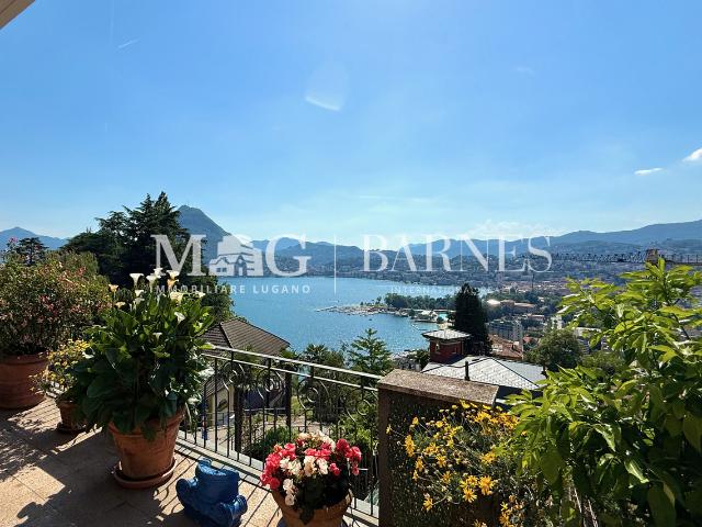 3.5 Zimmer Vintage Eleganz mit Panoramaterrasse am Luganersee