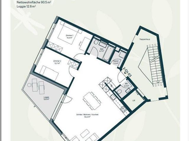 3.5 Zimmer Wohnung