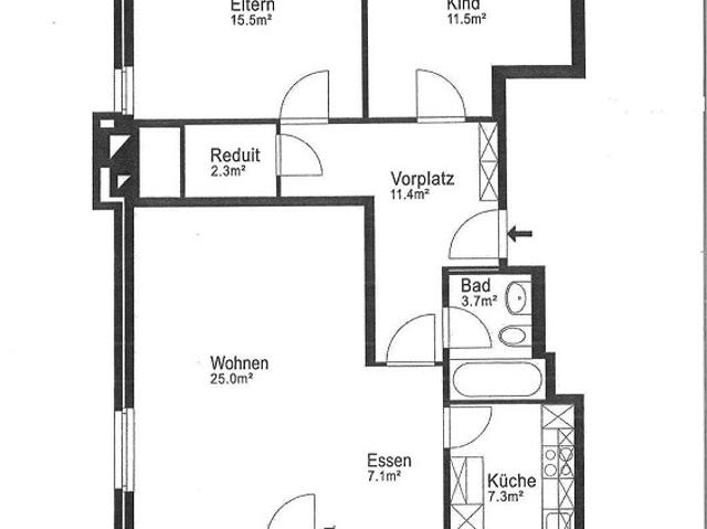 3.5 Zimmer Wohnung