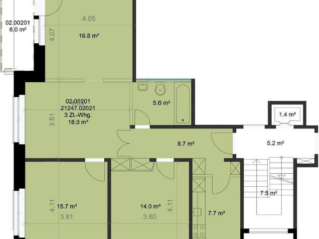 3.5 Zimmer Wohnung