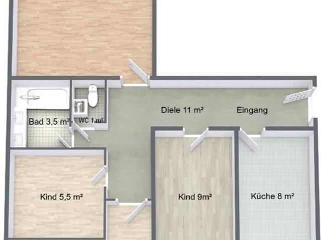 3,5 Zimmer Wohnung 82m2 zu Vermieten, Obergiesing