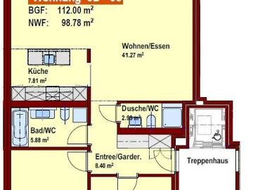 3.5 Zimmer Wohnung