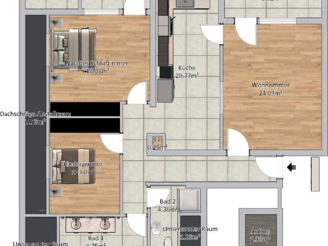 3,5 Zimmer Wohnung 98 m² in absoluter Bestlage von Metzingen