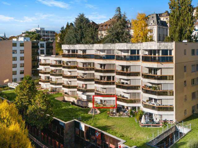 3,5 Zimmer Wohnung mit nach Süden ausgerichteter Terrasse Begehrte Gegend