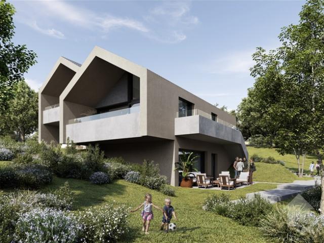 3.5 Zimmer Wohnung mit Garten in moderner und klarer Architektur
