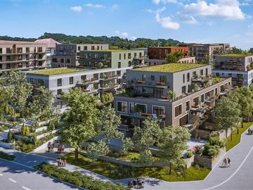 3,5 Zimmer Wohnung mit Terrasse in einer neueren Gegend