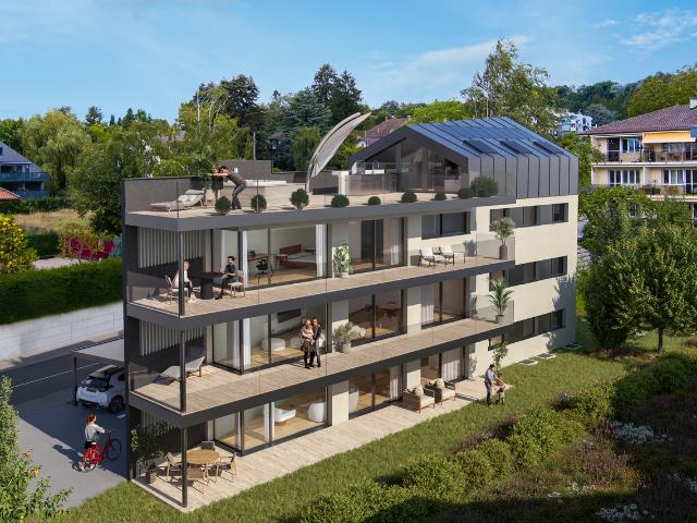 3,5 Zimmer Wohnung privater Garten von 241 m² Verkäufe auf der Baustelle