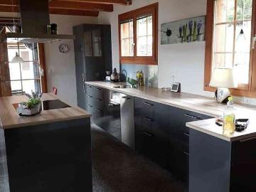 Naters, Brig, Wallis - Parkplatz, Terrasse